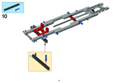 LEGO 8258 instructions page 13 – build guide